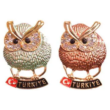 Turkey Themed Metal Fridge Magnet - 166
