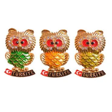 Turkey Themed Metal Fridge Magnet - 168