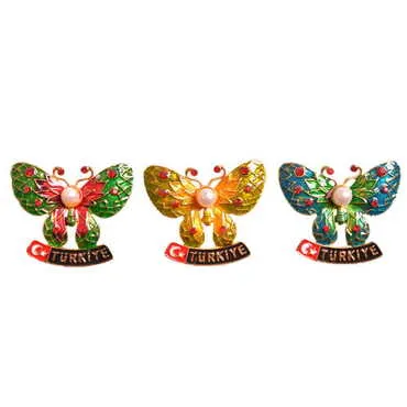 Turkey Themed Metal Fridge Magnet - 175