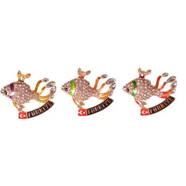 Turkey Themed Metal Fridge Magnet - 186