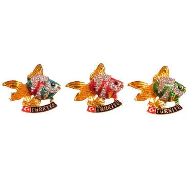 Turkey Themed Metal Fridge Magnet - 187