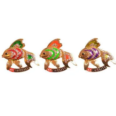Turkey Themed Metal Fridge Magnet - 188