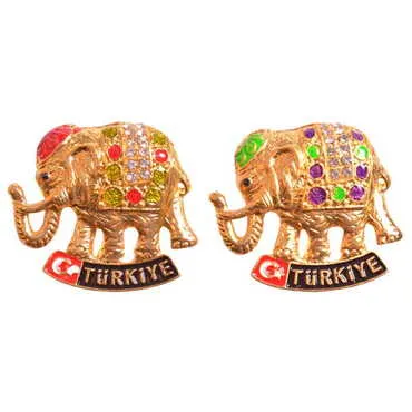 Turkey Themed Metal Fridge Magnet - 191