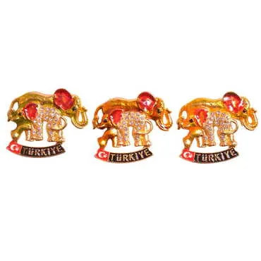 Turkey Themed Metal Fridge Magnet - 193