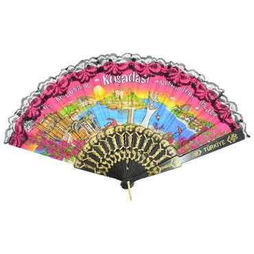 Toptan Kuşadası Bölgesi Temalı Yelpaze - 5