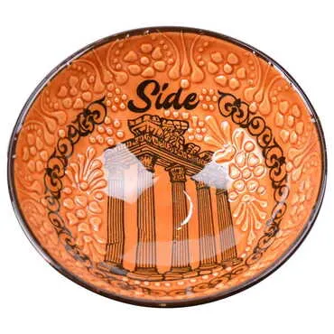 Toptan Side Temalı 13 Cm Turkuaz Kase  - 5