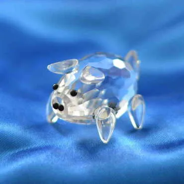 Crystal Pig Figurine - 5