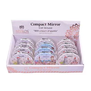 Belek Themed Custom Printed Round Pocket Mirror - 2