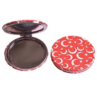 Turkey Themed Custom Printed Round Pocket Mirror - 4