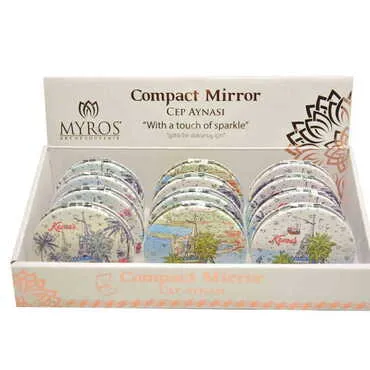 Kemer Themed Custom Printed Round Pocket Mirror - 2
