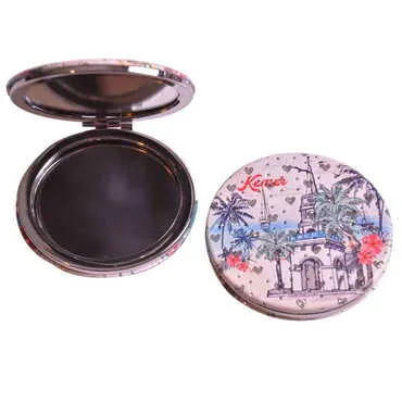 Kemer Themed Custom Printed Round Pocket Mirror - 6