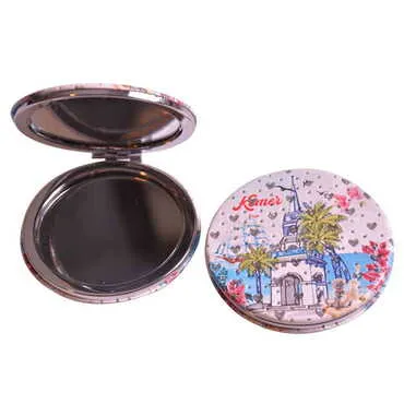 Kemer Themed Custom Printed Round Pocket Mirror - 7