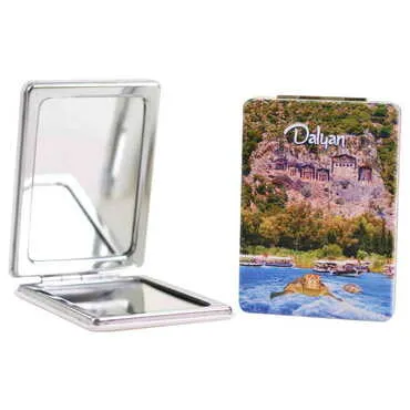 Dalyan Themed Custom Printed Rectangle Pocket Mirror - 4