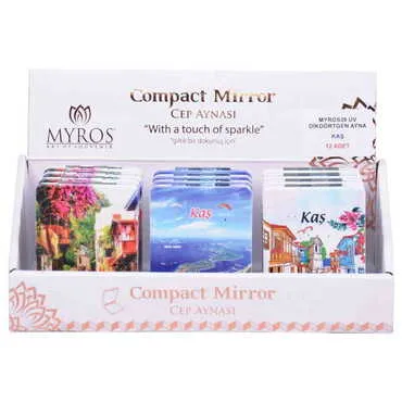Kas Themed Custom Printed Rectangle Pocket Mirror - 2