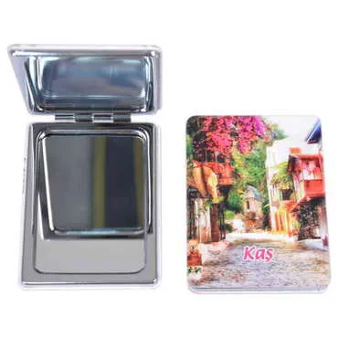Kas Themed Custom Printed Rectangle Pocket Mirror - 3