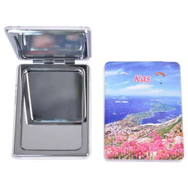 Kas Themed Custom Printed Rectangle Pocket Mirror - 4