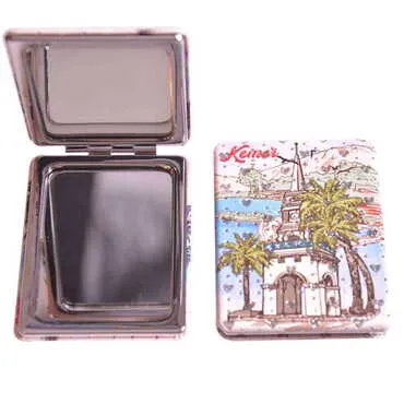 Kemer Themed Custom Printed Rectangle Pocket Mirror - 7