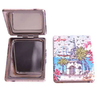 Kemer Themed Custom Printed Rectangle Pocket Mirror - 8