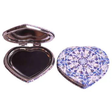 Toptan Mandala Temalı Myros Kalp Pu Ayna - 7