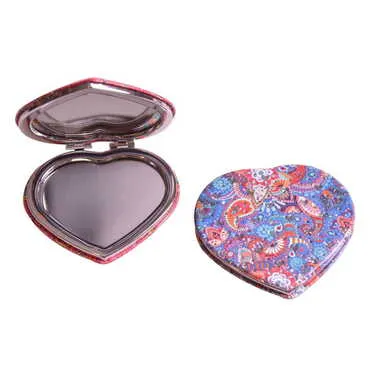 Toptan Mandala Temalı Myros Kalp Pu Ayna - 10