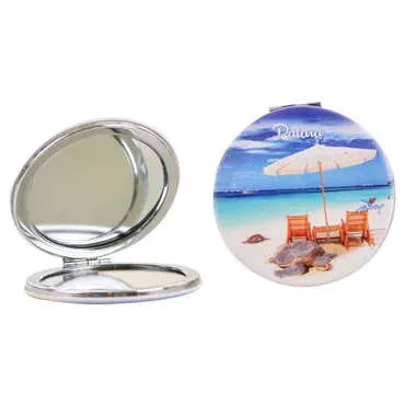 Patara Themed Customised Uv Printed Round Compact Mirror 72x11 mm - 5