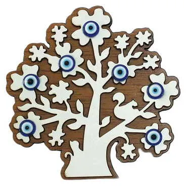 Toptan Ağaç Temalı Myros Ahşap Magnet - 10