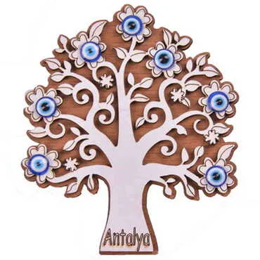 Toptan Antalya Temalı Myros Ahşap Magnet - 3