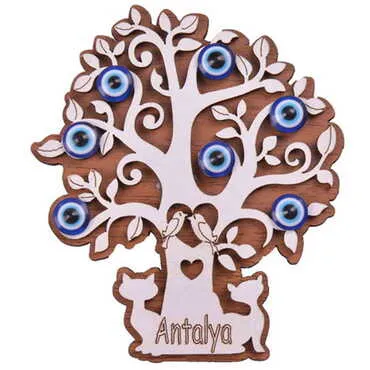 Toptan Antalya Temalı Myros Ahşap Magnet - 4