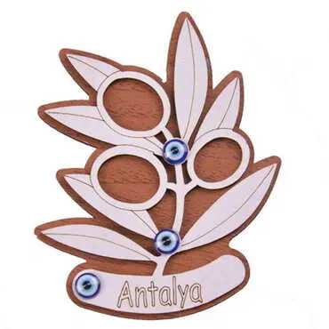 Toptan Antalya Temalı Myros Ahşap Magnet - 26
