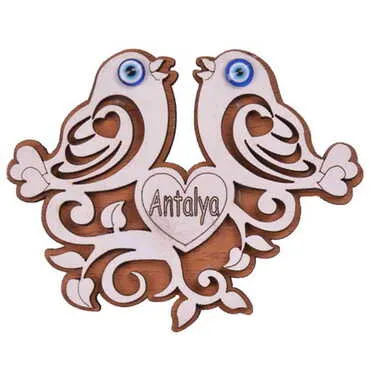 Toptan Hayvan Temalı Myros Ahşap Magnet - 6