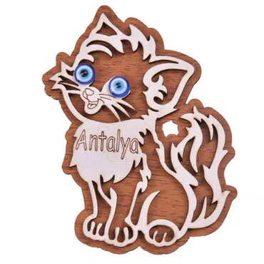 Toptan Hayvan Temalı Myros Ahşap Magnet - 7
