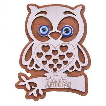 Toptan Hayvan Temalı Myros Ahşap Magnet - 10