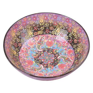 Turkish Ceramic Special Relief Bowl 30 Cm - 6
