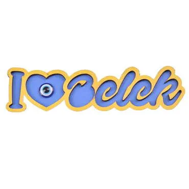 Belek Themed Wooden Customised City Name Letter Souvenir Fridge Magnet - 8