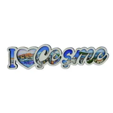 Cesme Themed Wooden Customised City Name Letter Souvenir Fridge Magnet - 4