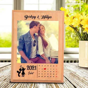 Sweetheart Themed Wooden Desktop Decor - 3