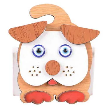 Wooden Cute Animals Souvenir Fridge Magnet - 10