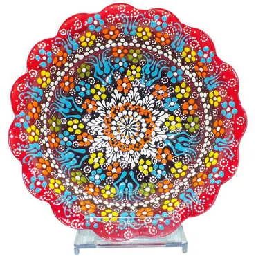 Toptan 20 Cm Kabartma Papatya Kase  - 6