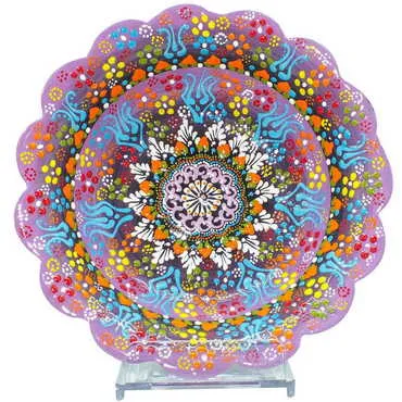 Toptan 20 Cm Kabartma Papatya Kase  - 8