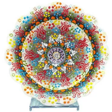 Toptan 20 Cm Kabartma Papatya Kase  - 9