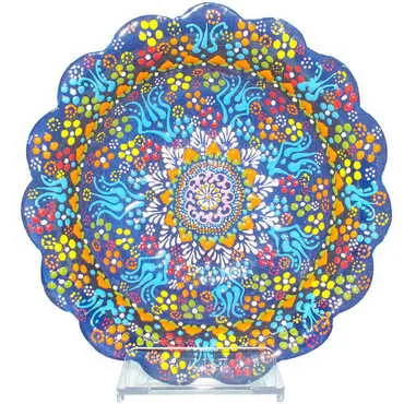 Toptan 20 Cm Kabartma Papatya Kase  - 11