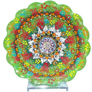 Toptan 20 Cm Kabartma Papatya Kase  - 12