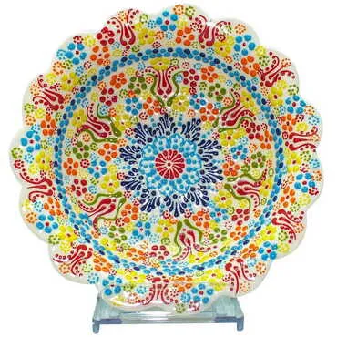Toptan 20 Cm Kabartma Papatya Kase  - 14