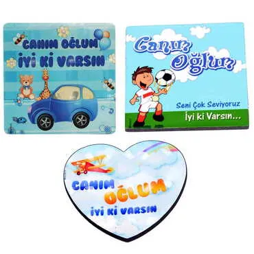 Son Themed Customised Eva Fridge Magnet - 2