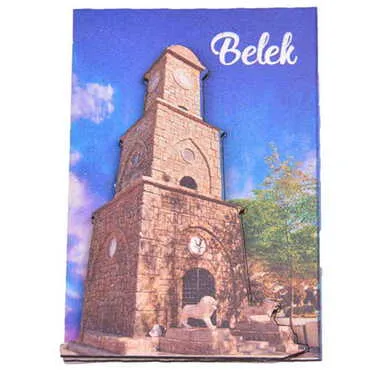 Toptan Belek Temalı 3D Resimli Ahşap Magnet - 4