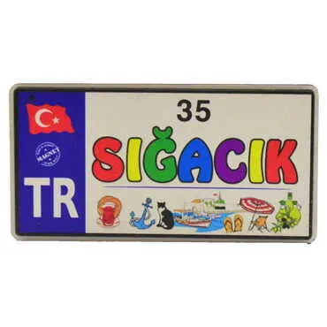Toptan Sığacık Temalı 3d Resi̇mli̇ Ahşap Magnet - 14