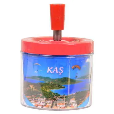 Toptan Kaş Temalı Metal Basmali Küllük - 6