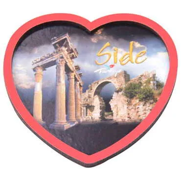 Side Themed Wooden Cute Animals Souvenşr Fridge Magnet Serie C 90x120 mm - 19