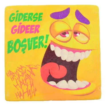 Funny Themed Bathroom Stone Drain Cover 100x100 mm - 4