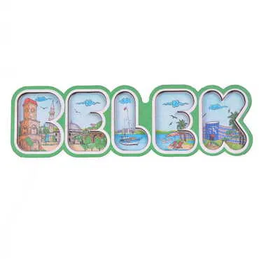 Toptan Belek Temalı Uv Baskılı Yazı Magnet - 6